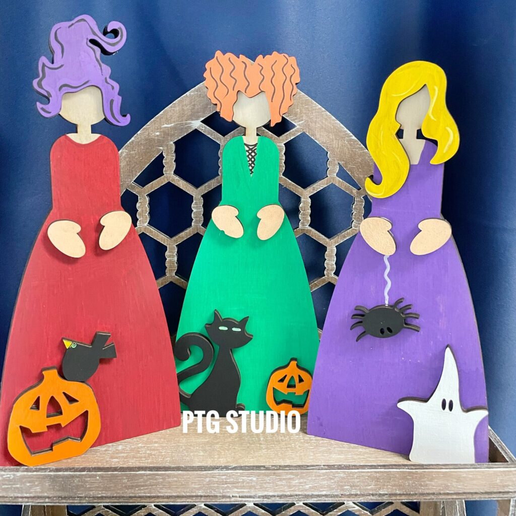 3 standing witches