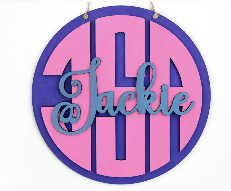 Monogram signs
