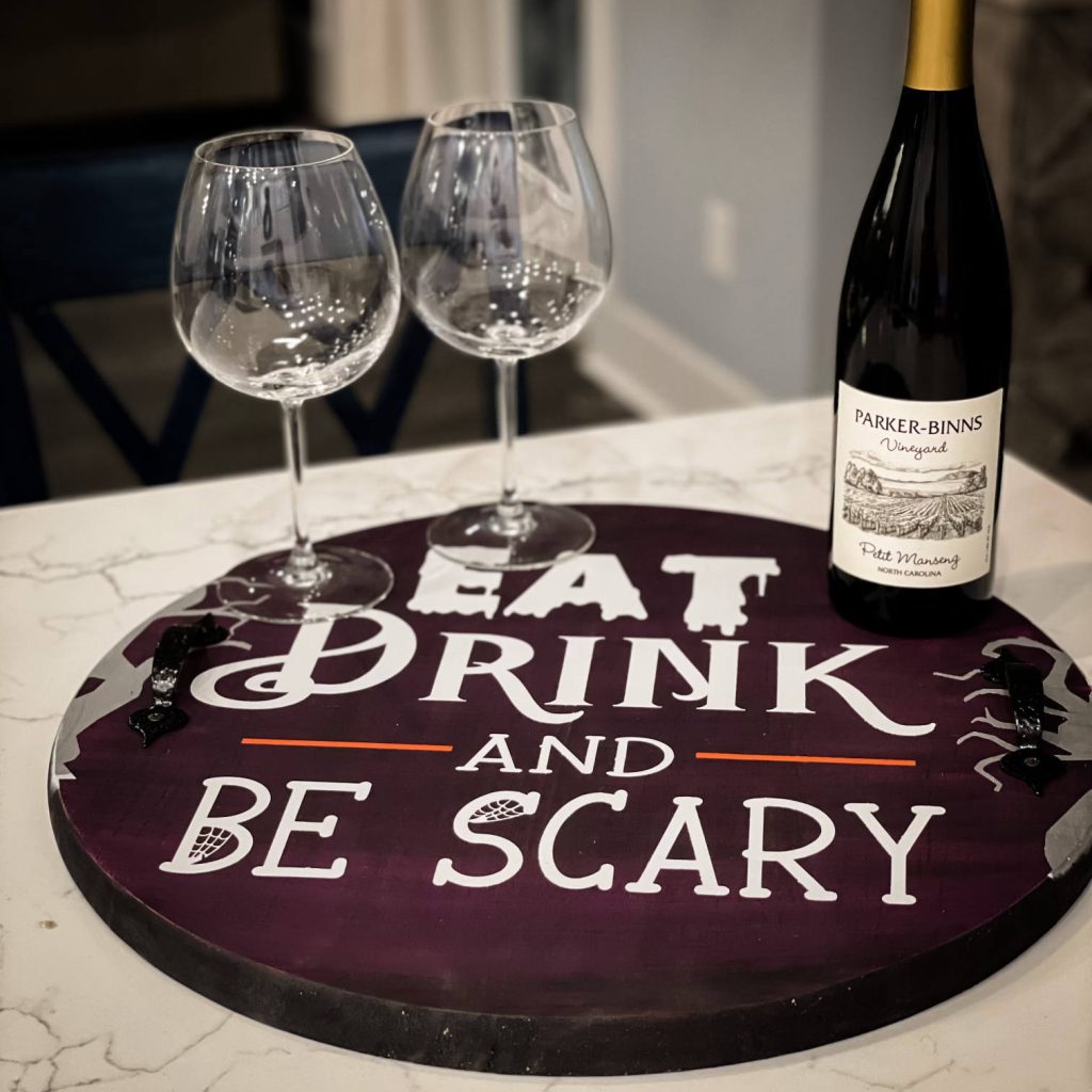 Eat Drink and Be Scary- thick round