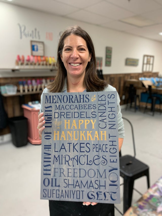 Hanukkah Words- rectangle