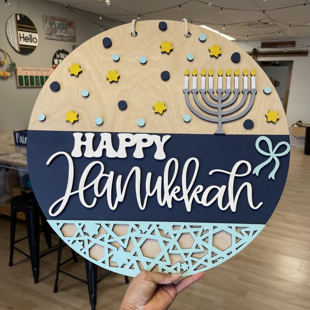 Happy Hanukkah round