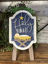 O Holy Night - Table Top Easel