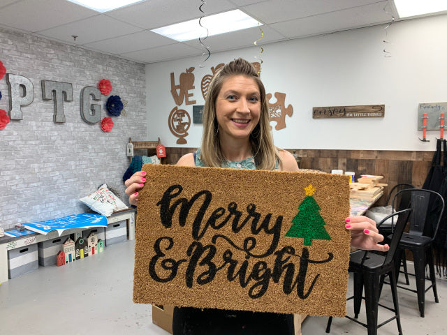 Merry and Bright Doormat