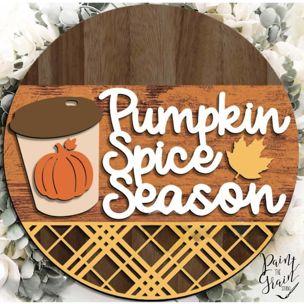 Pumpkin Spice Season 3D round
