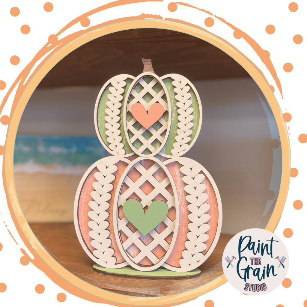 Sweater Pattern Pumpkin Stack