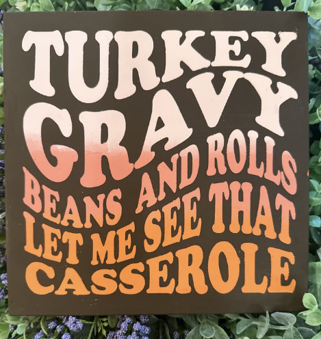 Turkey Gravy Beans and Rollls