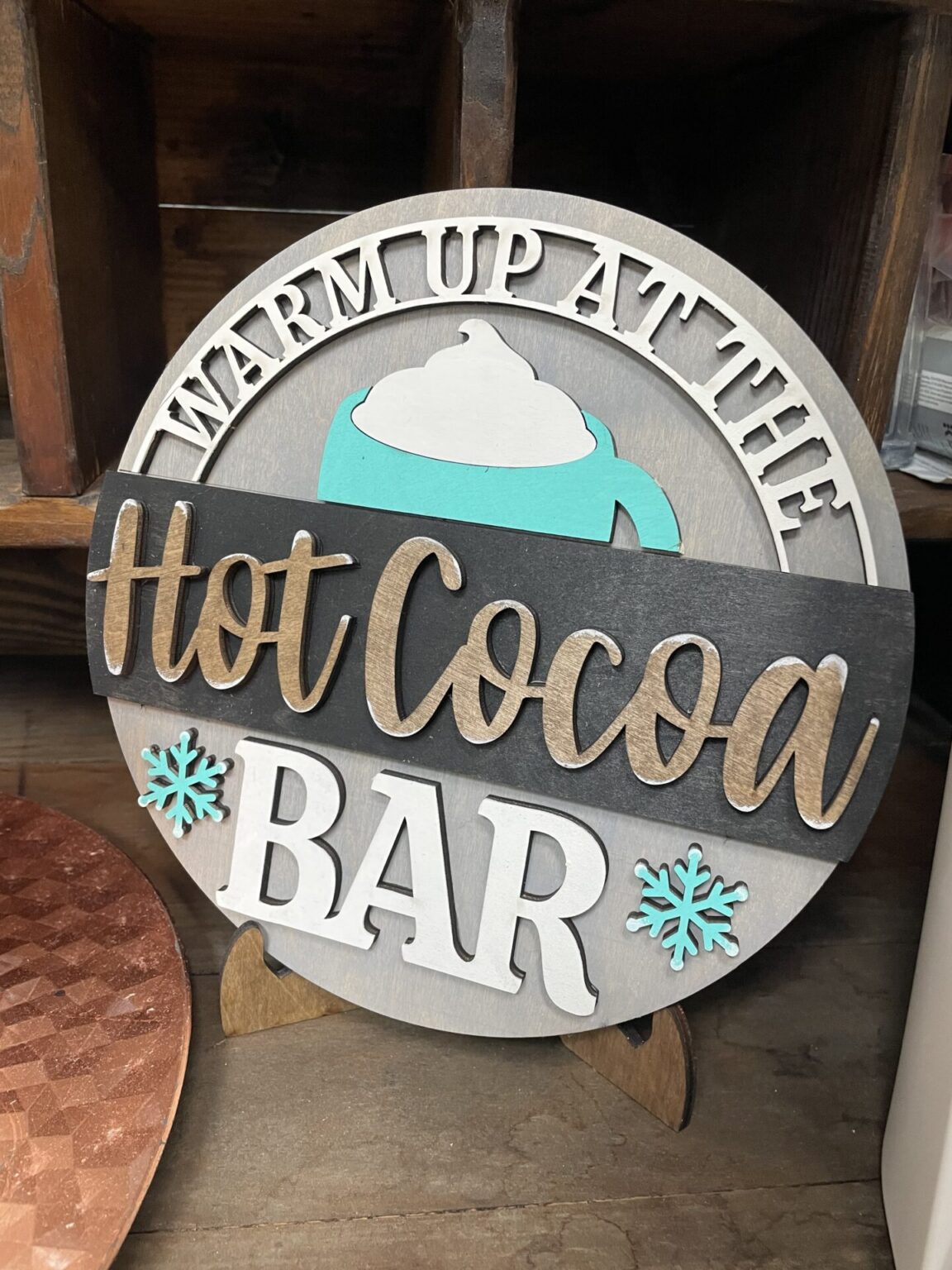 Warm up at the hot cocoa bar