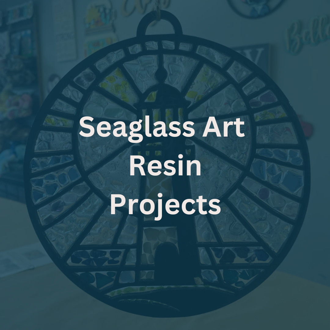 SeaGlass Art Resin Projects