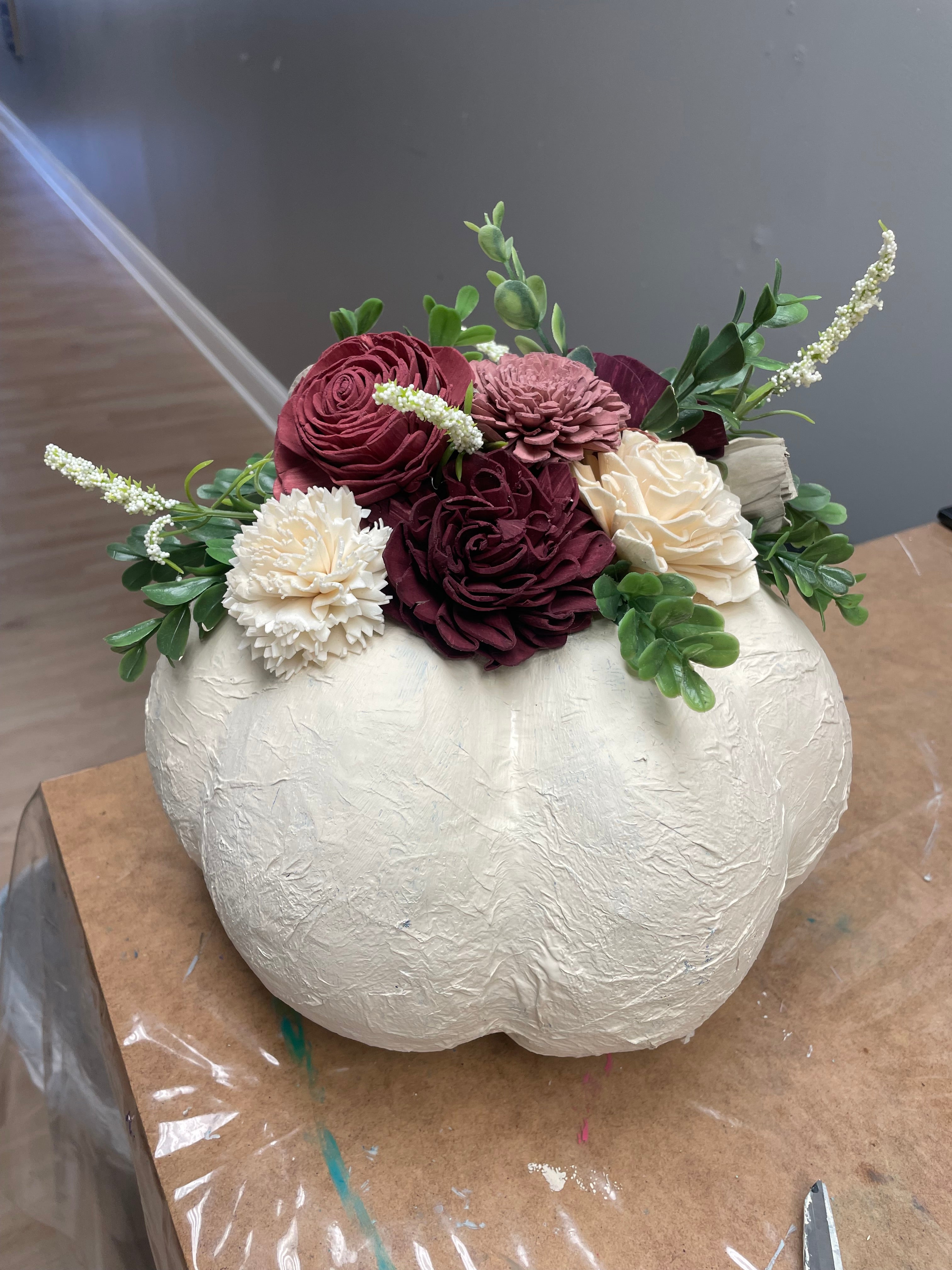 Wood Flower Pumpkins-Oct 25th @7PM