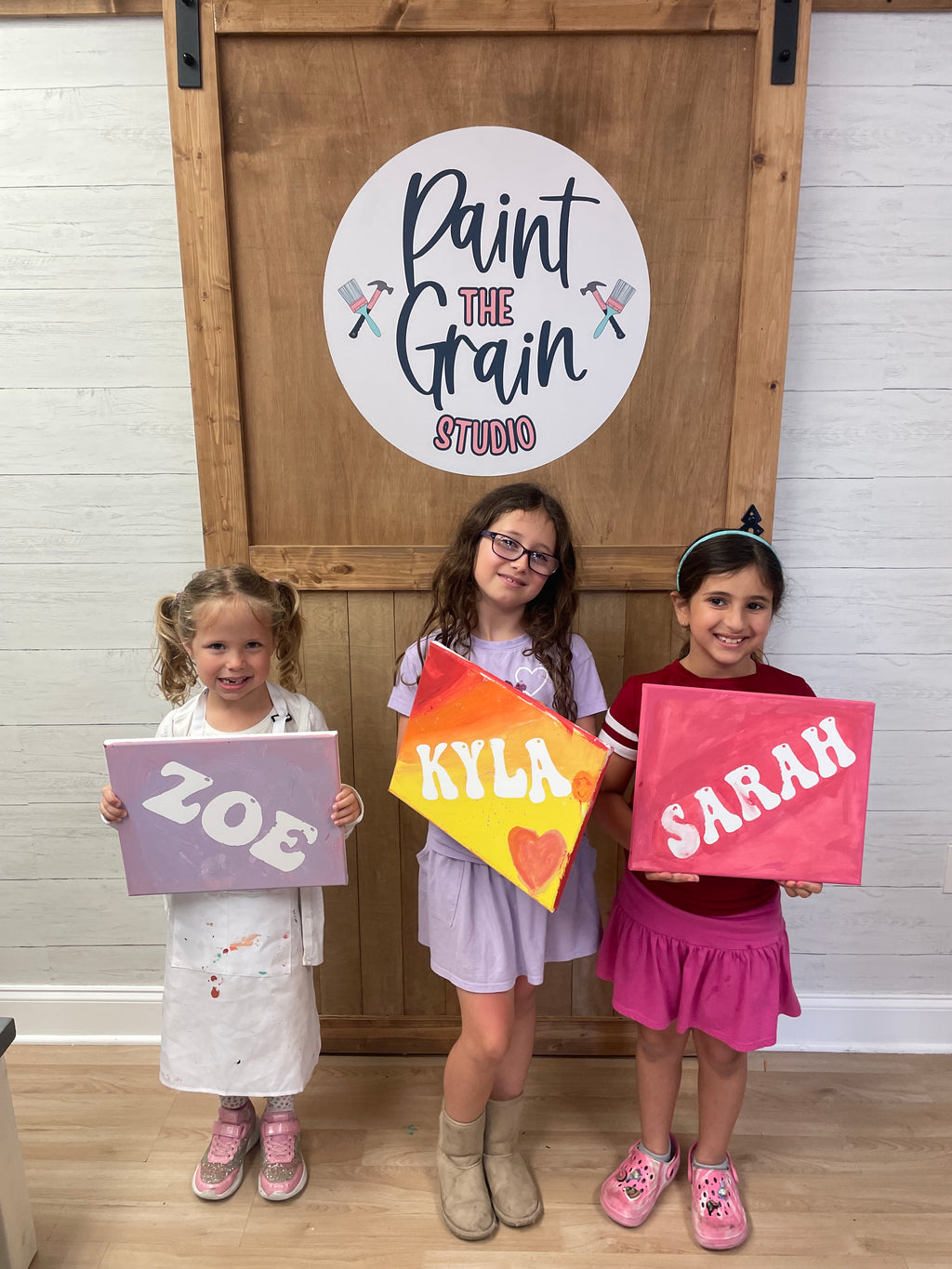 Personalized Canvas Paint Splatter