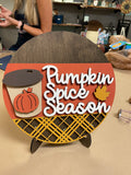 Pumpkin Spice Season 3D round