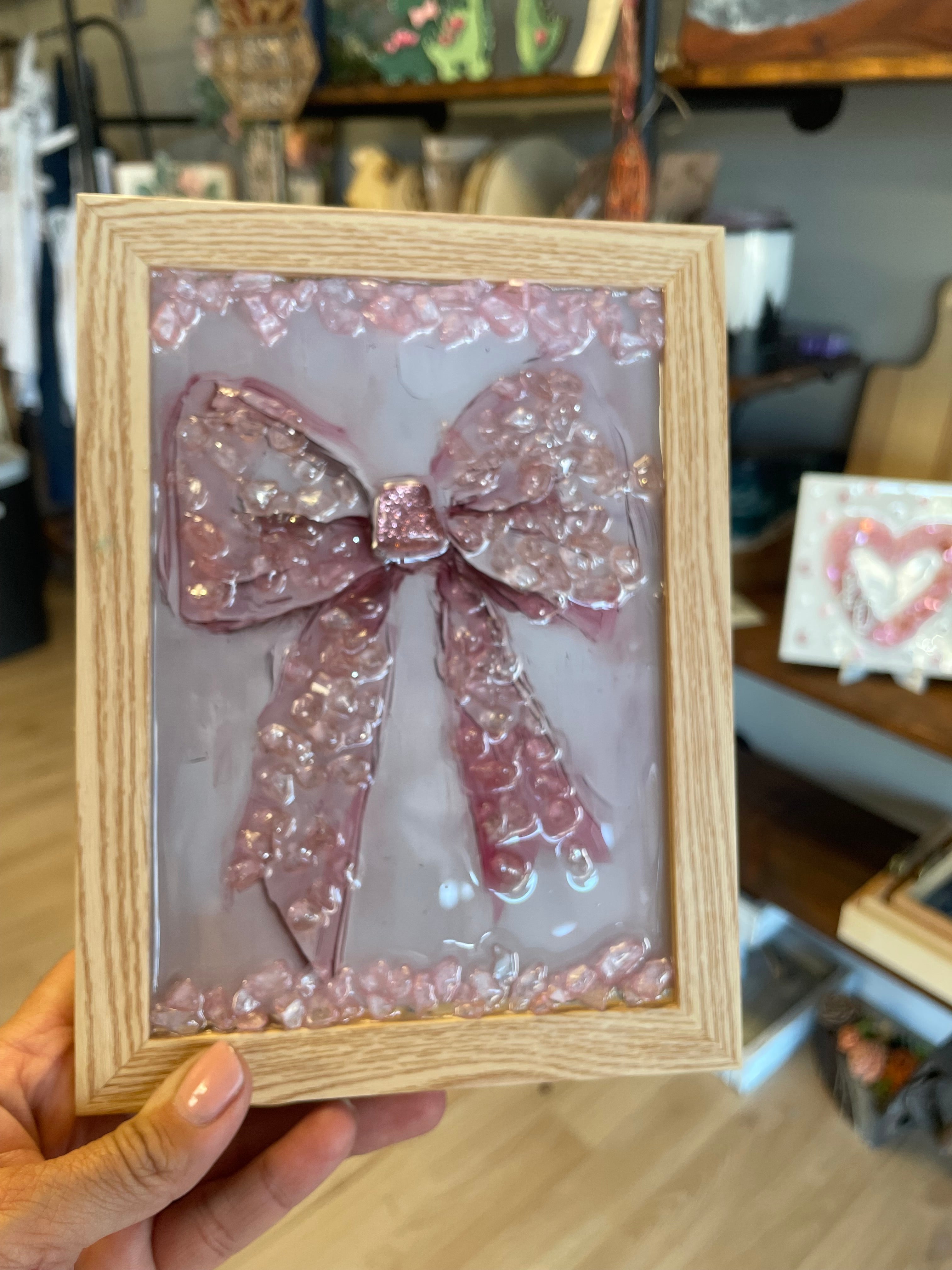 Valentine- Embellished Resin Art Frames