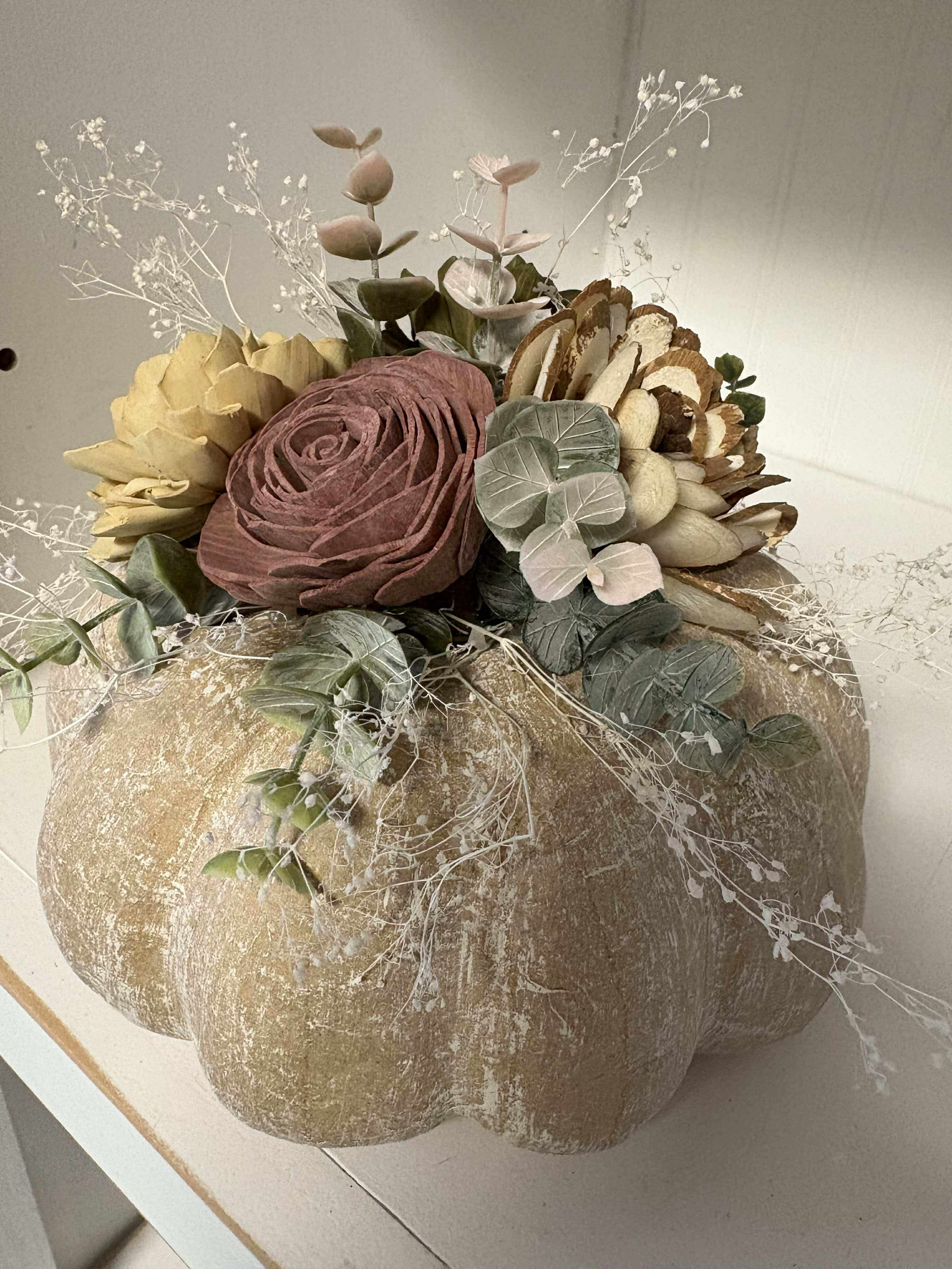 Wood Flower Pumpkins-Oct 25th @7PM