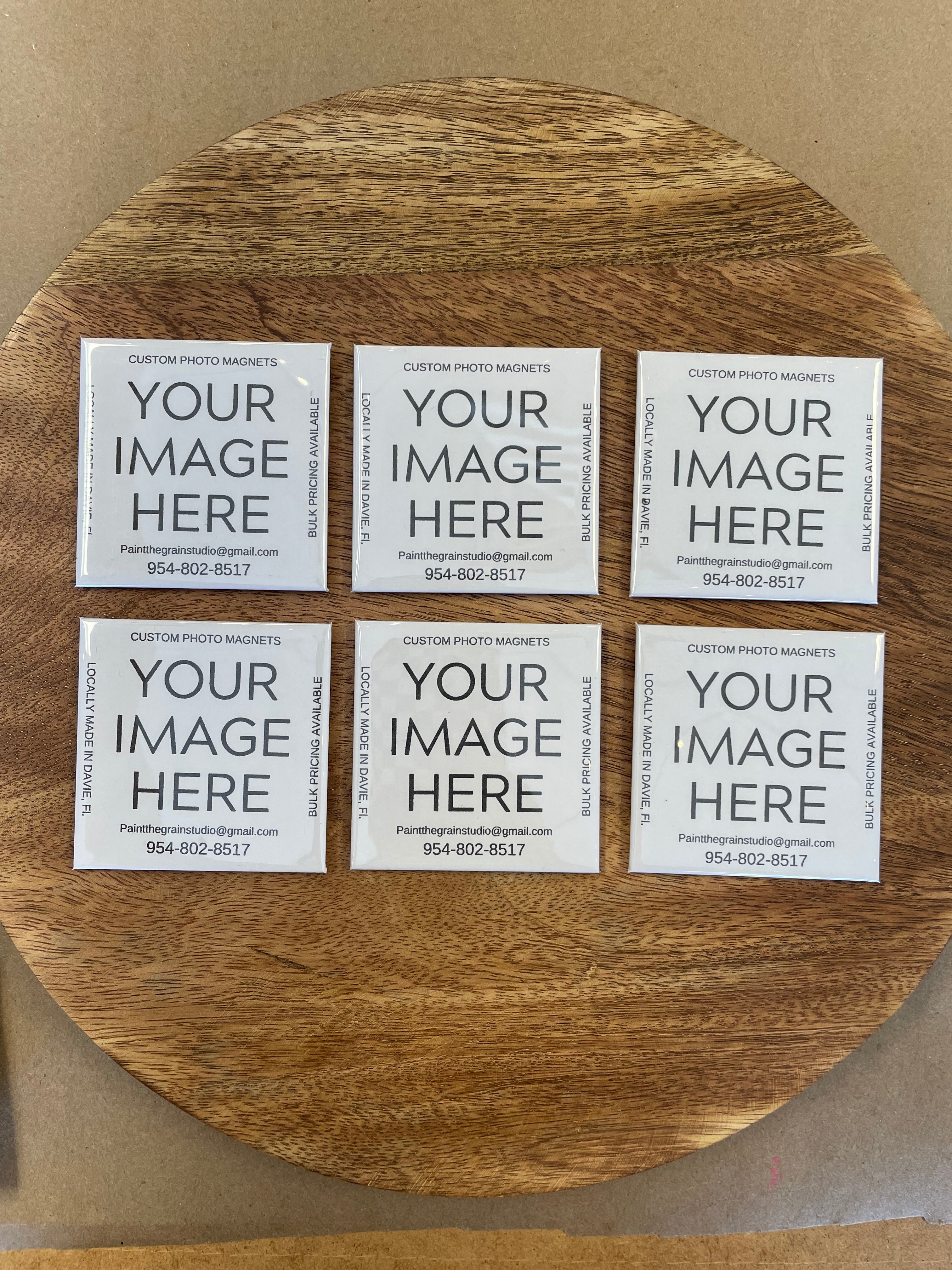 Set of 6 Photo Magnets