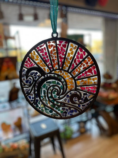 Sea Glass and Resin Art