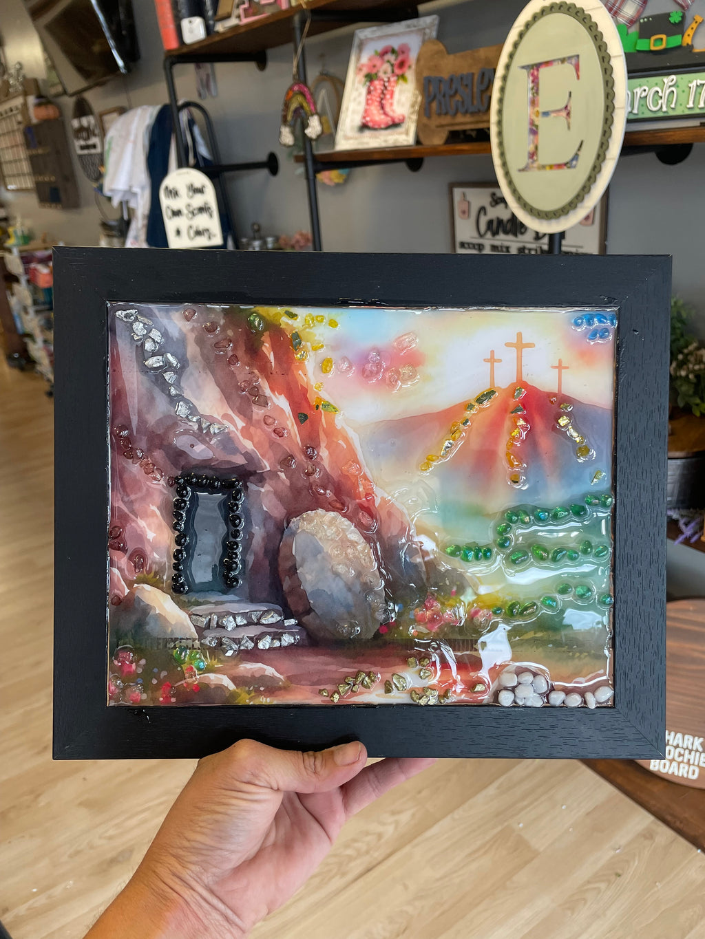 Spring- Embellished Resin Art Frames- Special Event