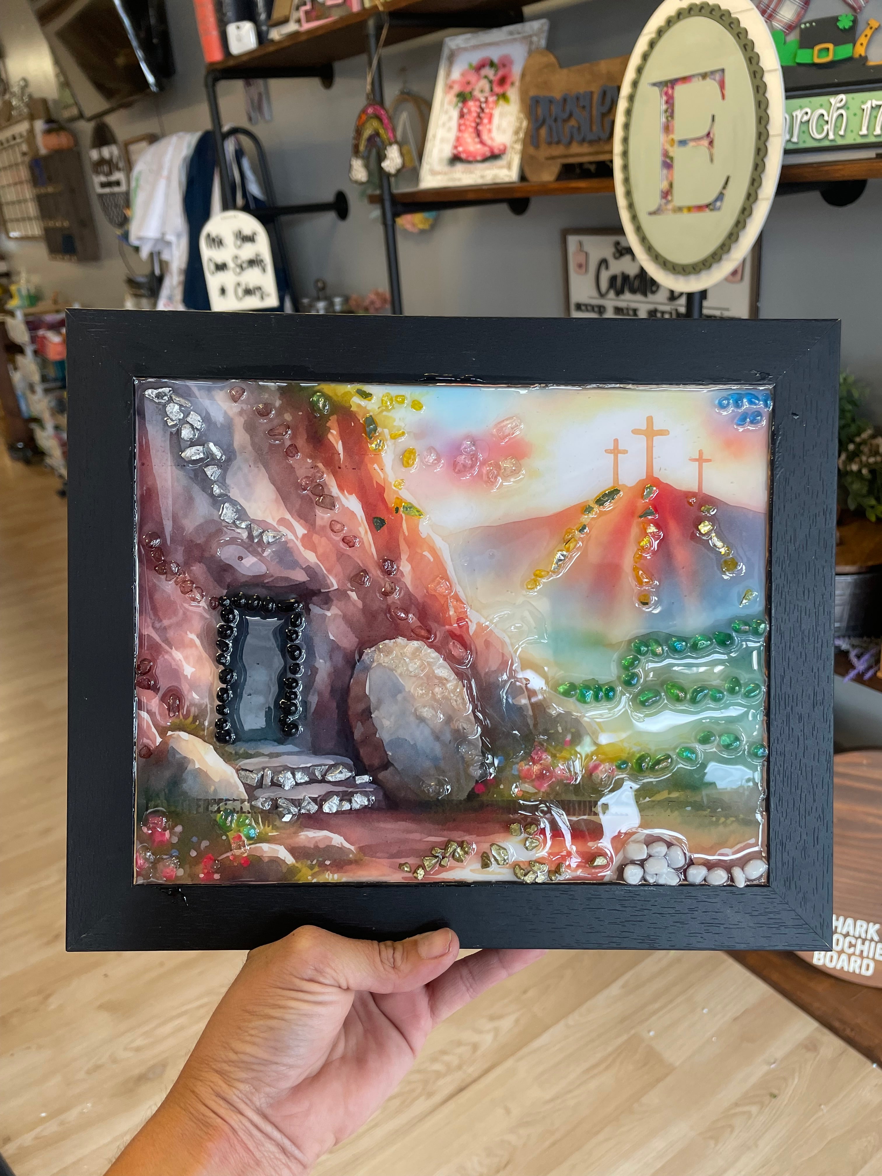 Spring- Embellished Resin Art Frames- Special Event