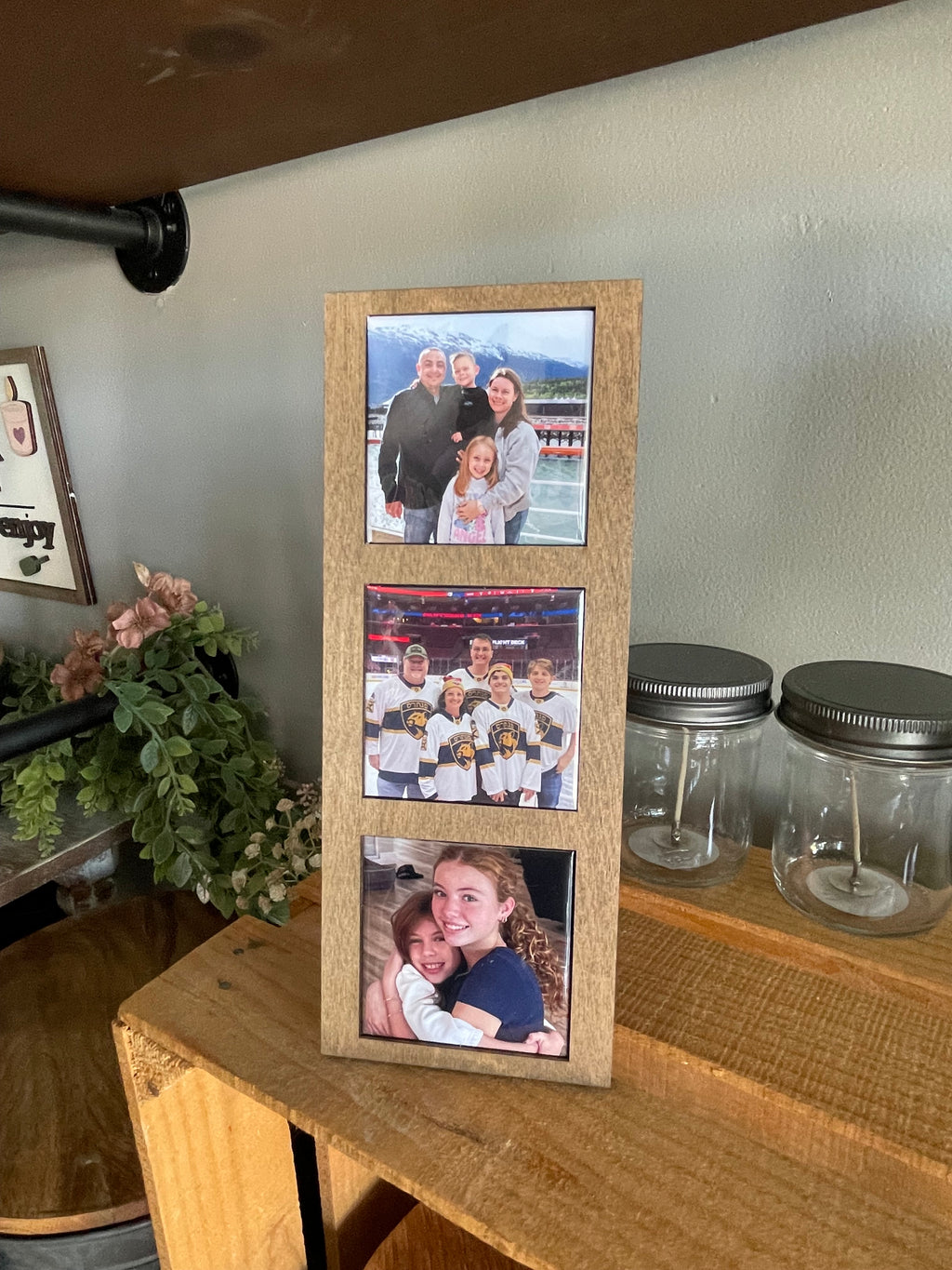 3 Square Photo Magnet Frame