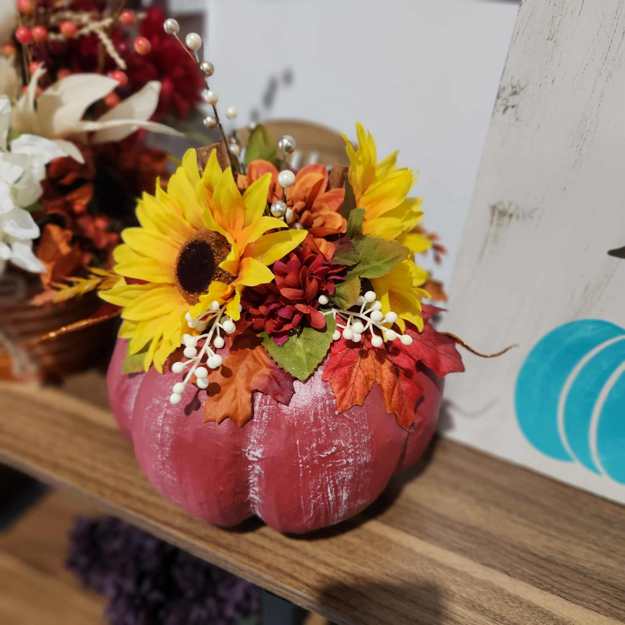 Wood Flower Pumpkins-Oct 25th @7PM