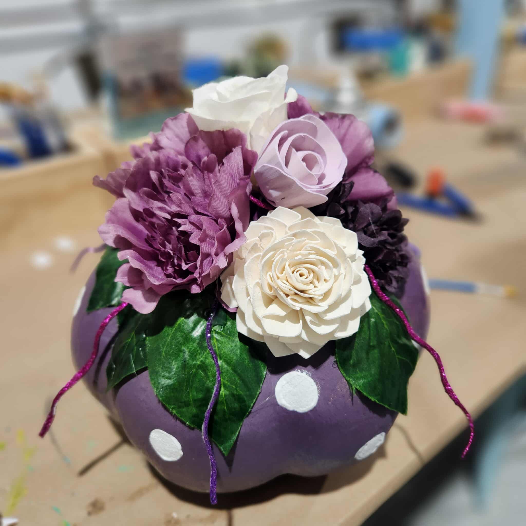 Wood Flower Pumpkins-Oct 25th @7PM