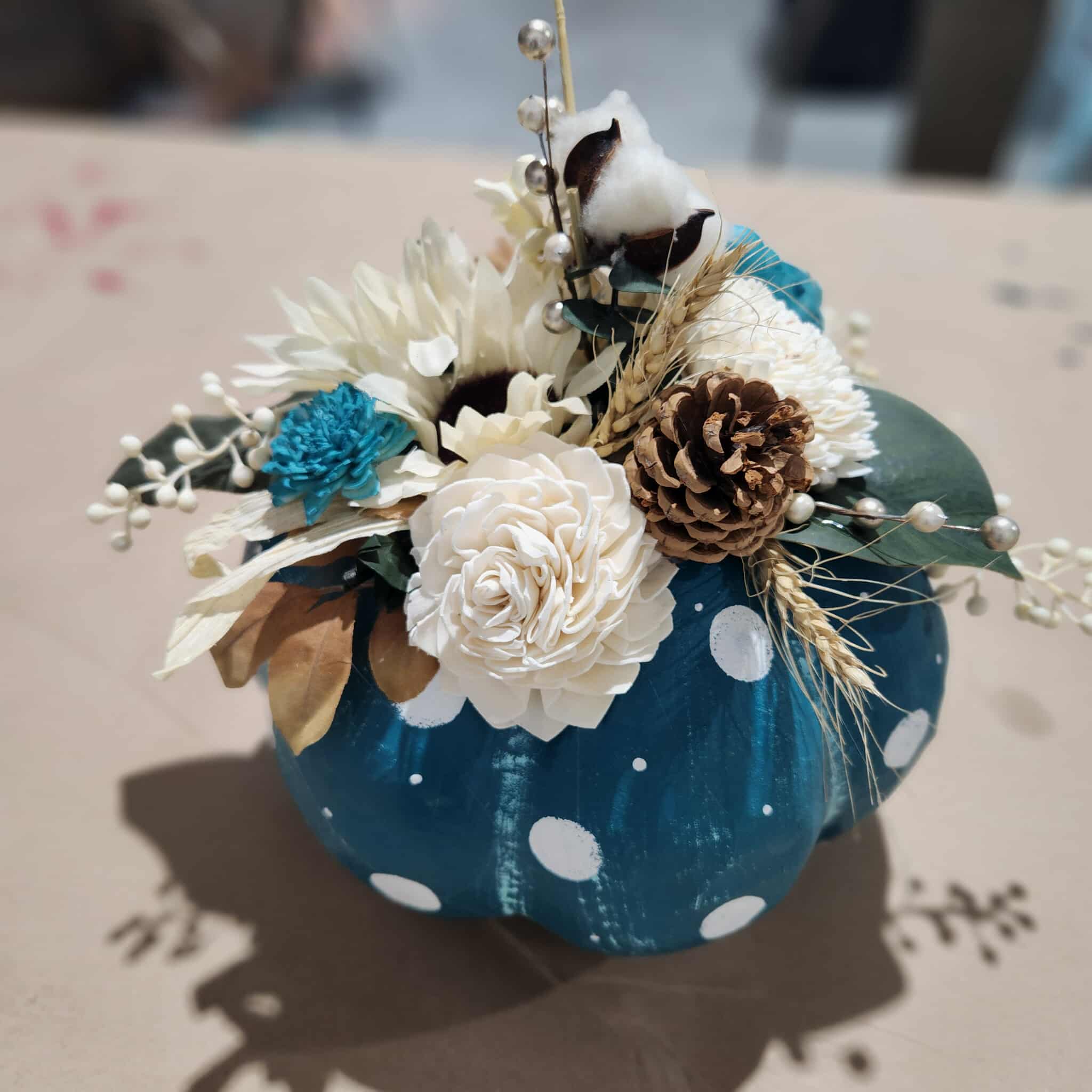Wood Flower Pumpkins-Oct 25th @7PM