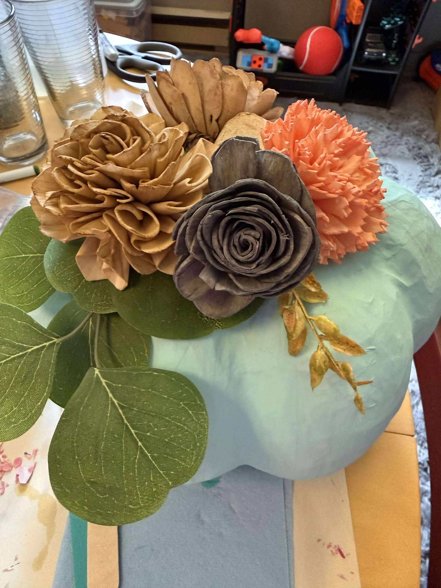 Wood Flower Pumpkins-Oct 25th @7PM