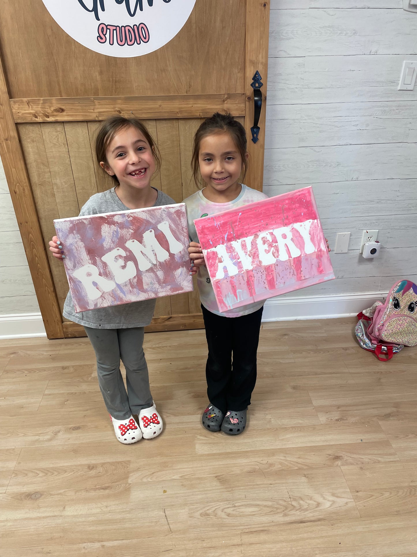 Personalized Canvas Paint Splatter