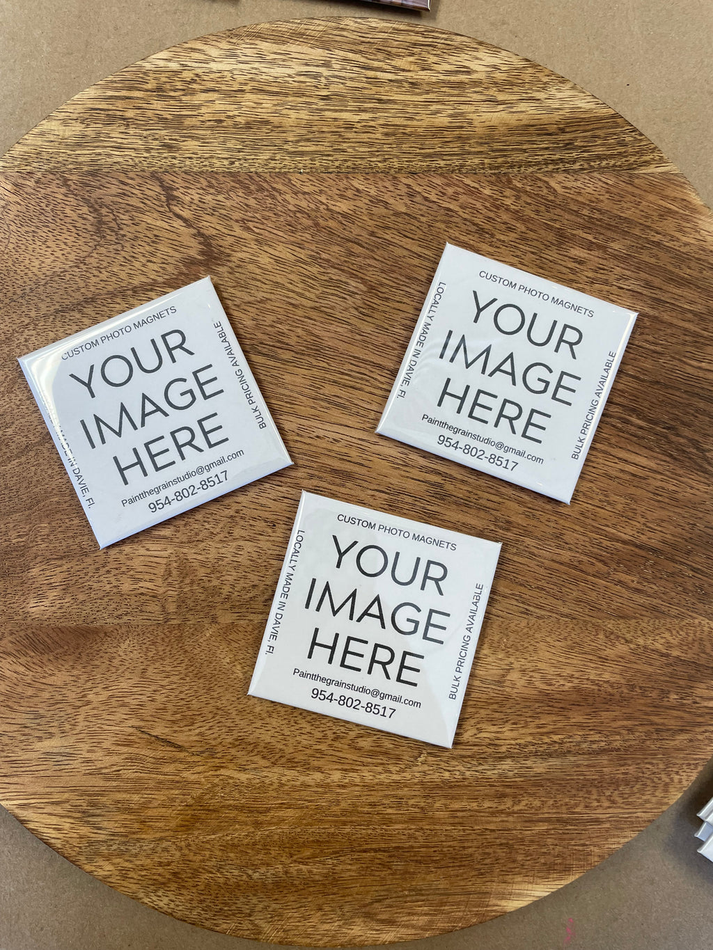 Set of 3 Photo Magnets