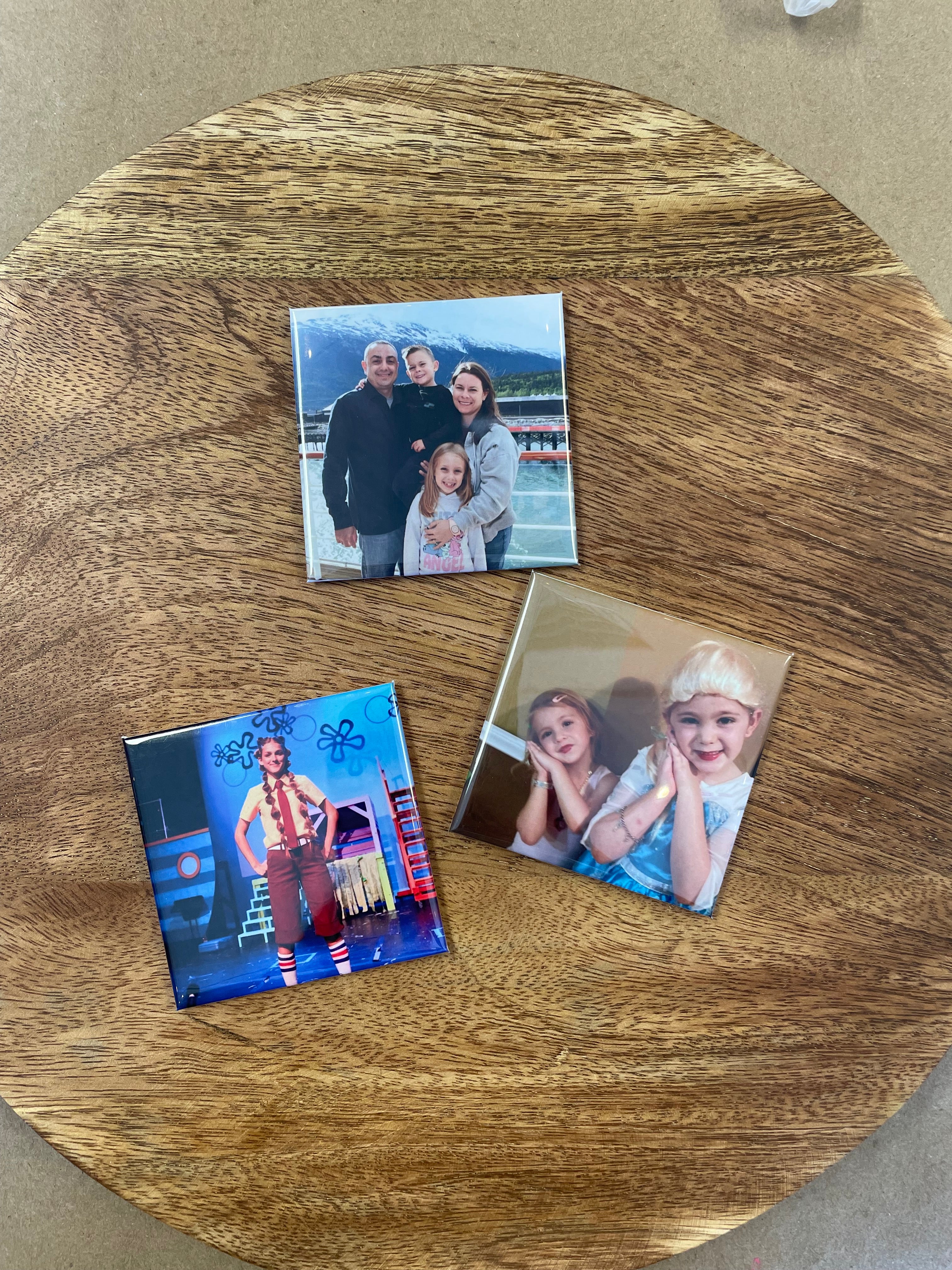 Set of 3 Photo Magnets