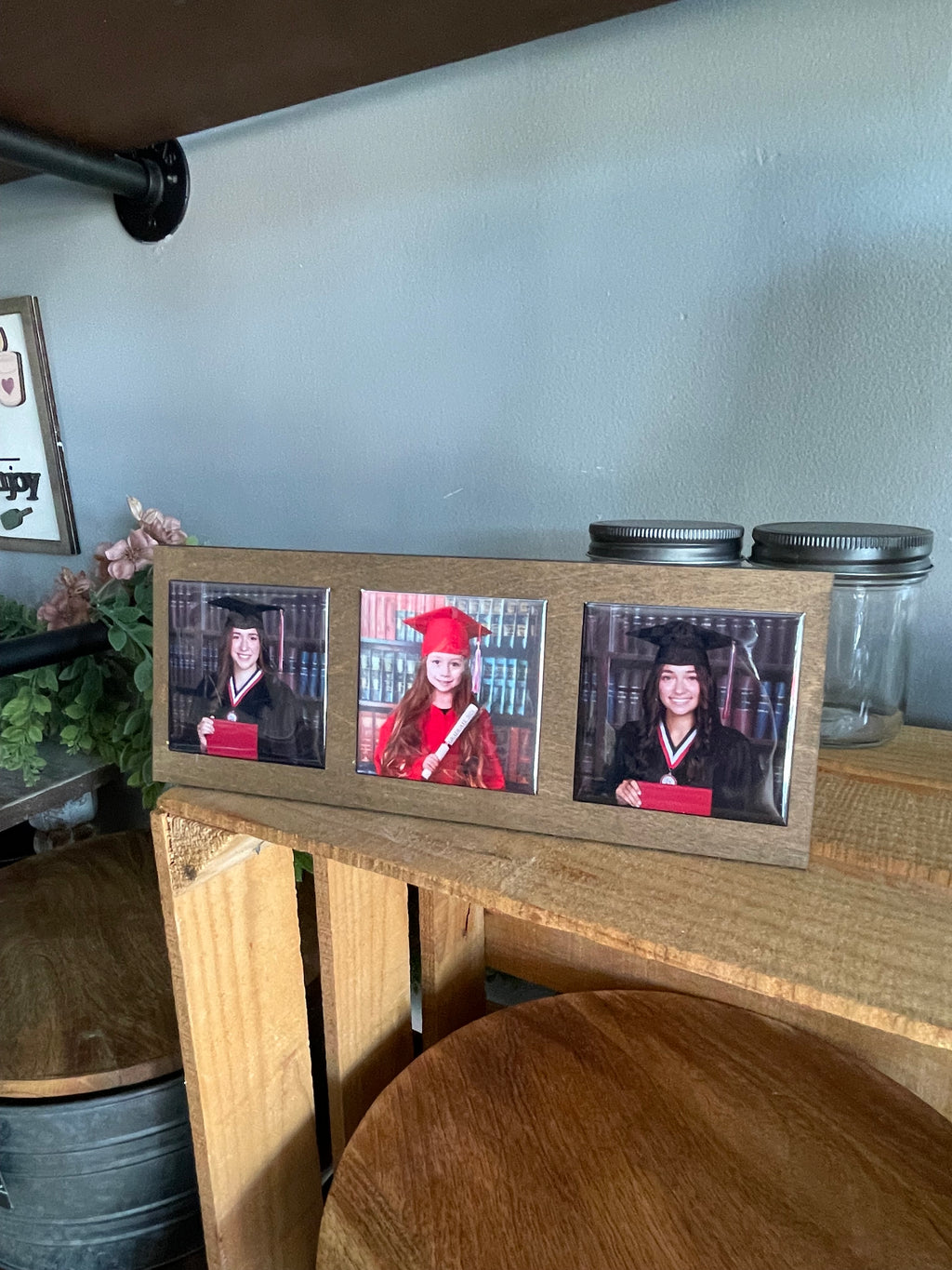 3 Square Photo Magnet Frame