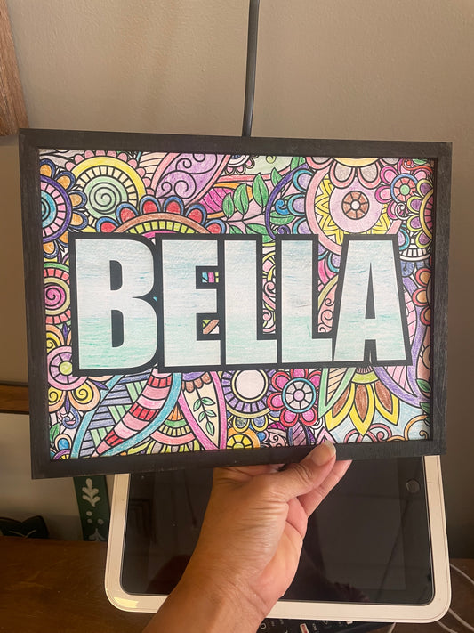 Personalized Mandala Frame