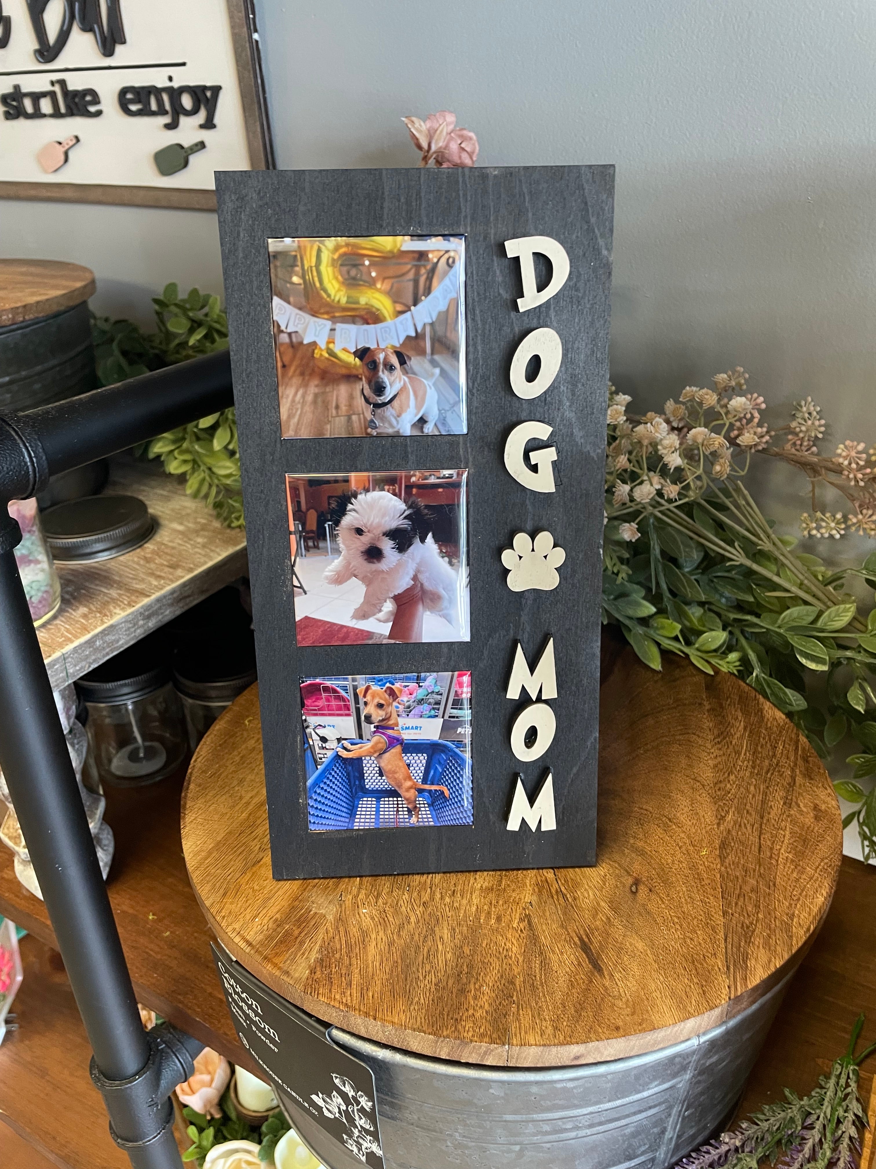 3 Square-Photo Magnet Frame-Vertical & Customizable