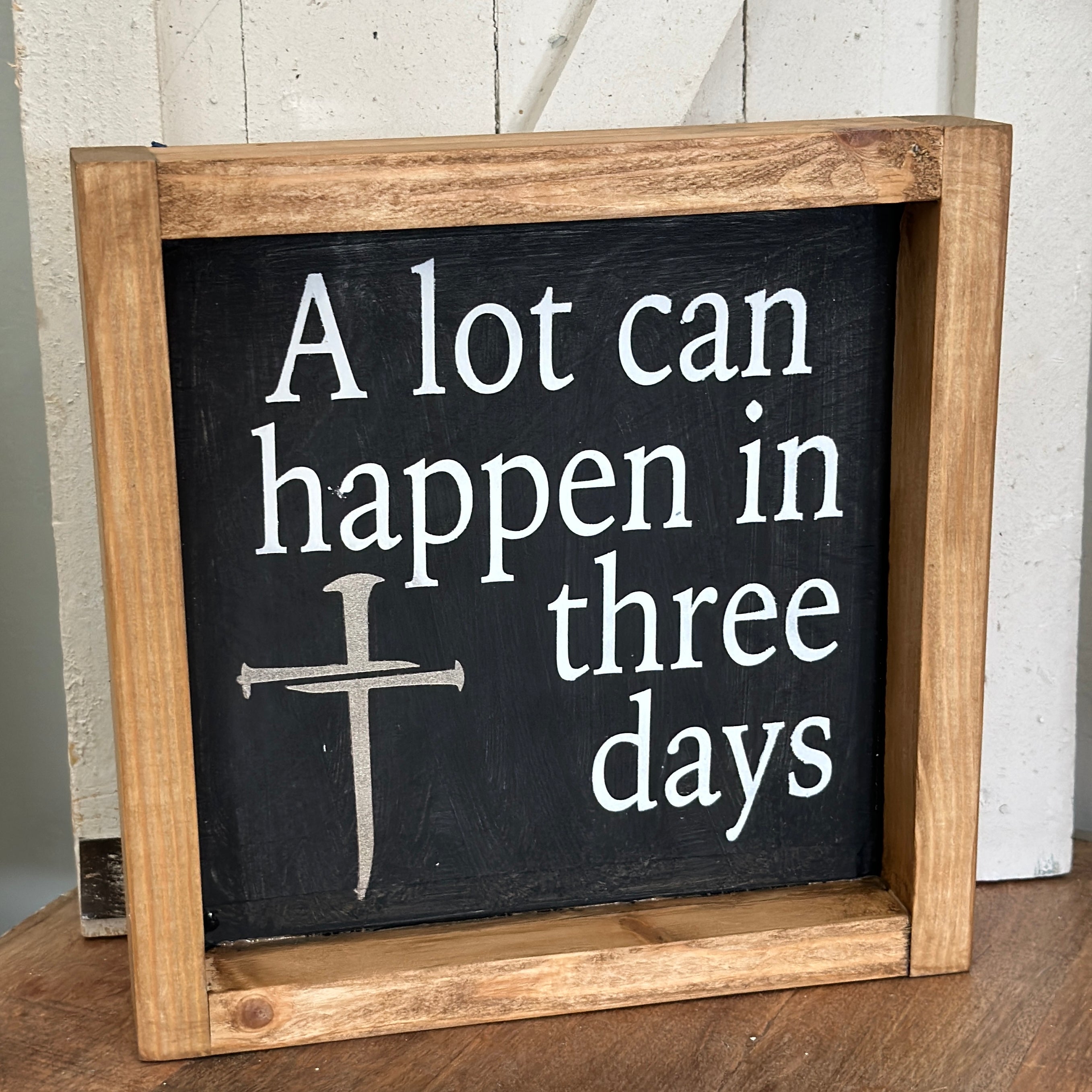 Alot Can Happen in Three Days- Square