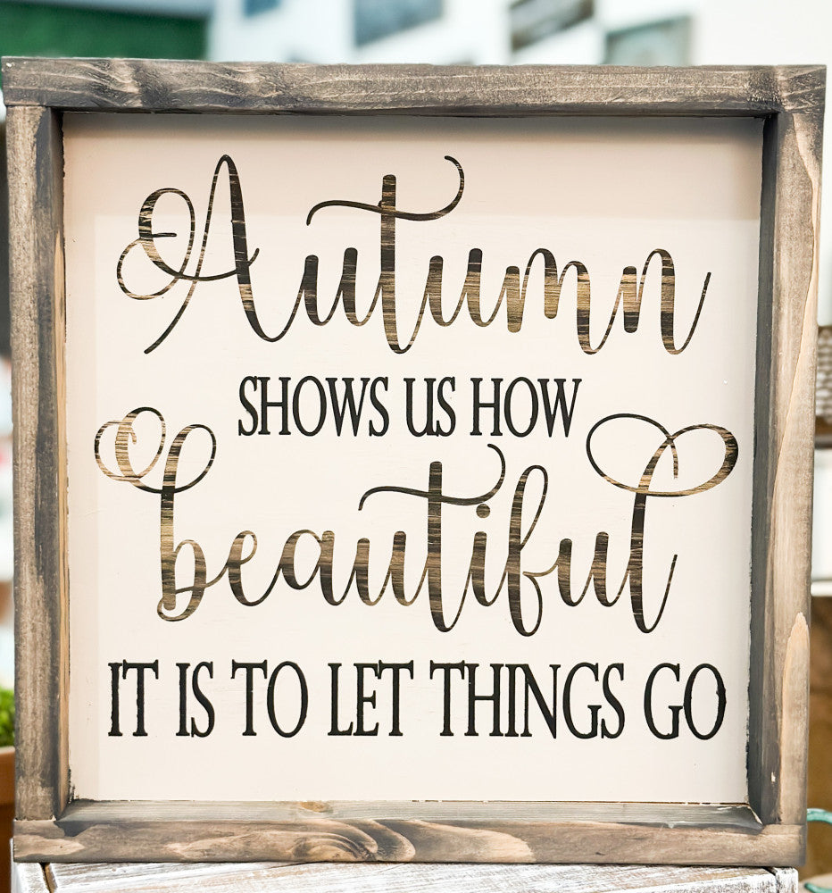 Autumn shows us how beautiful...