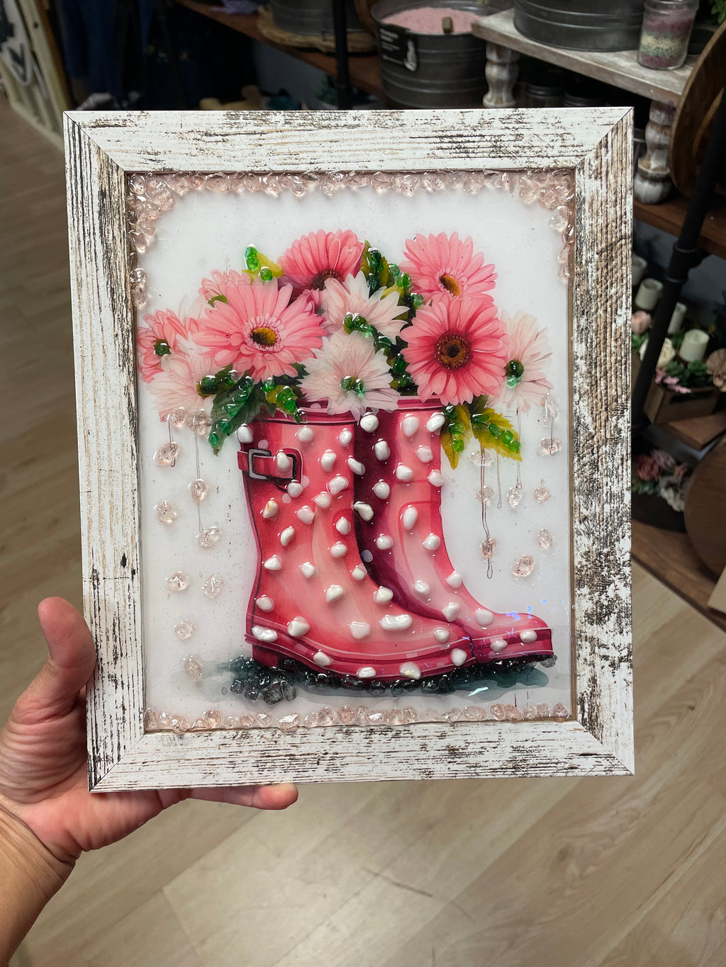 Spring- Embellished Resin Art Frames- Special Event