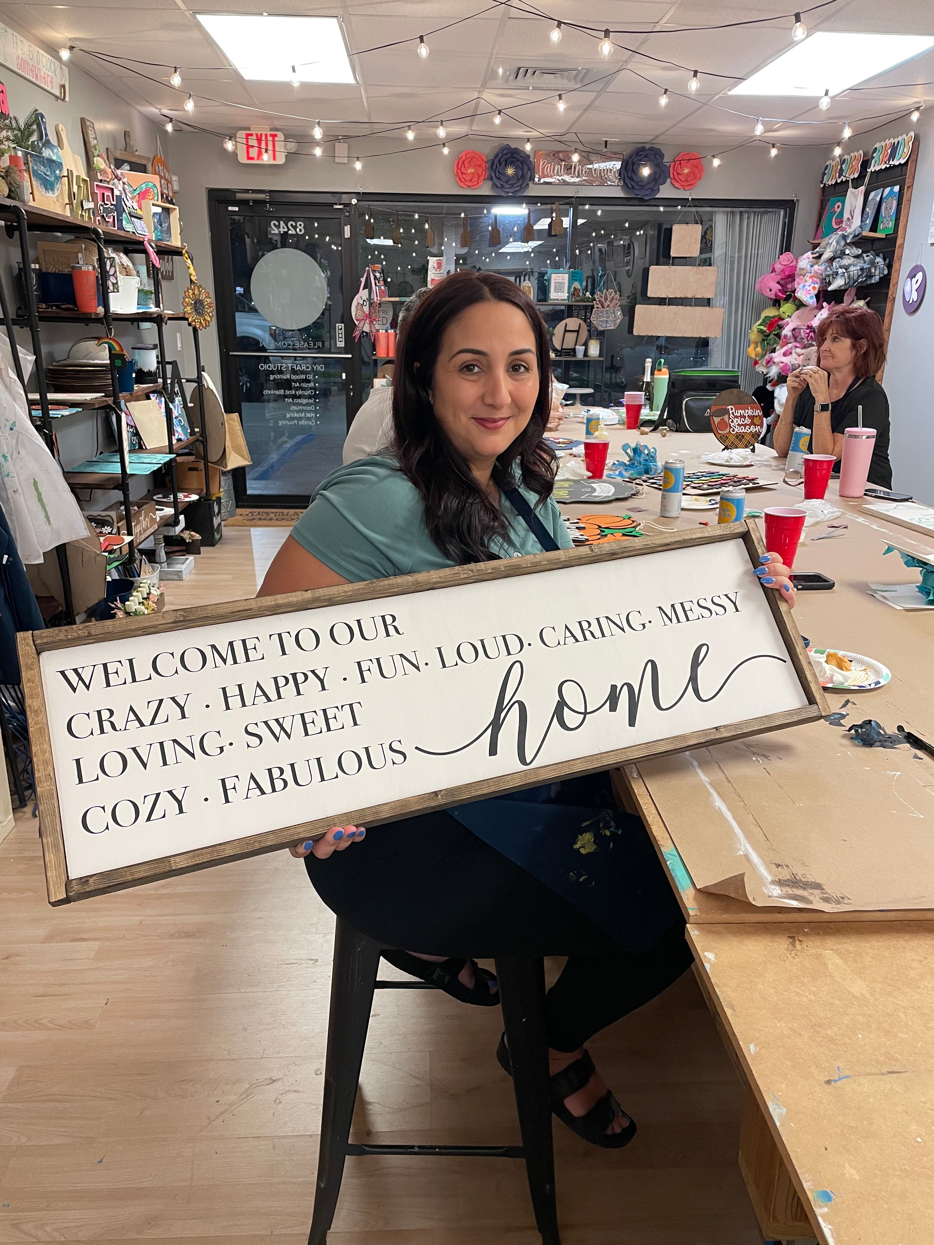 Welcome to Our...- Large Plank