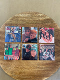 Set of 6 Photo Magnets