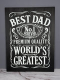 Best Dad Label- Rectangle