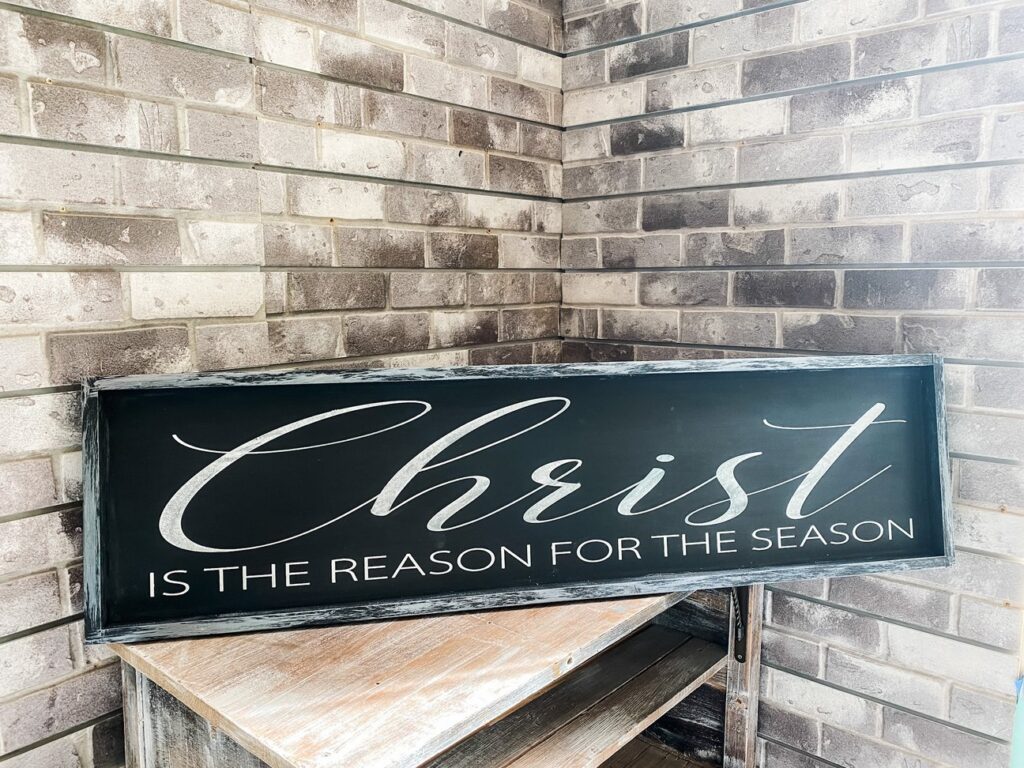 Christ is the reason for the season- Medium Plank