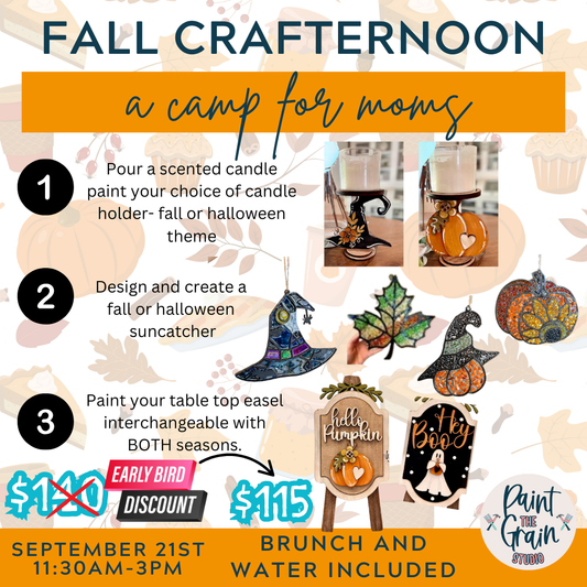Fall Crafternoon- Sept 21st 11:30AM-3PM