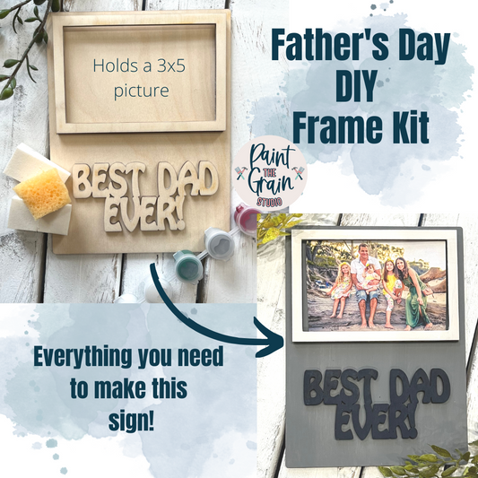 Best Dad Ever Frame (or Best Bonus Dad Frame)