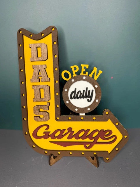 Dad's Garage Sign