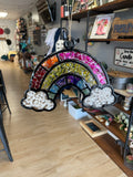 Seaglass and Resin rainbow