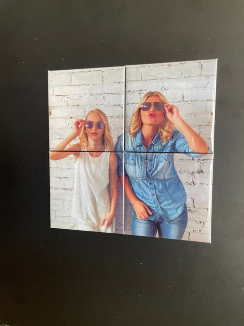 Custom Photo Puzzle Magnet