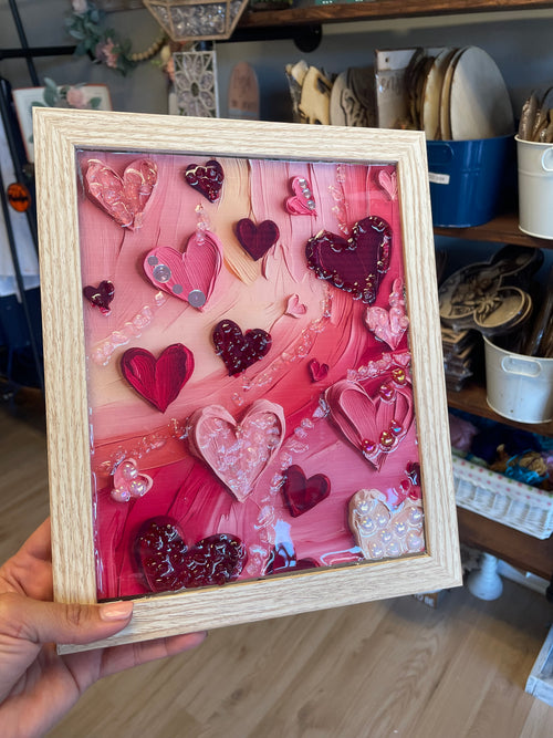 Valentine- Embellished Resin Art Frames