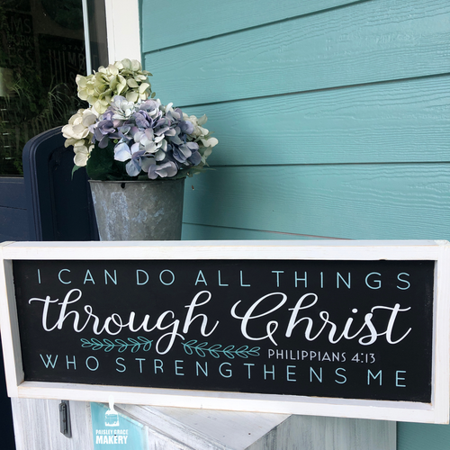I can do all things through Christ