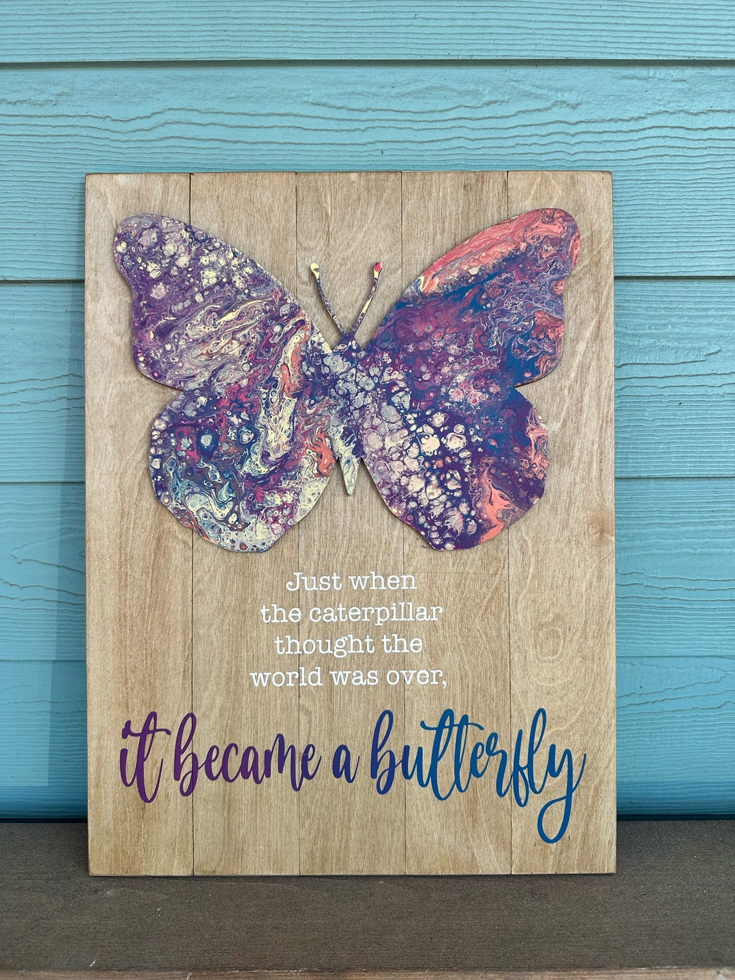 It became a butterfly