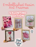 Valentine- Embellished Resin Art Frames