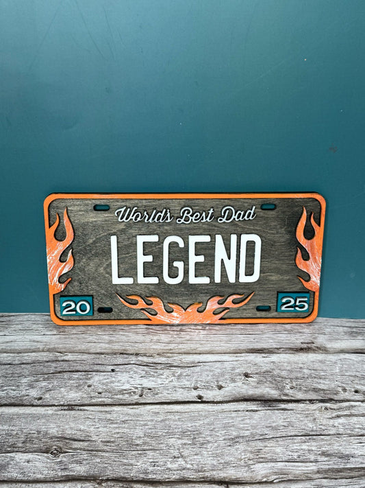 License Plate Sign