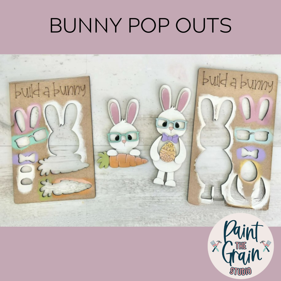 Bunny kids pop outs